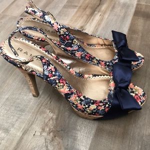 RAMPAGE: GRAYSON PEEP TOE SLINGBACK HEELS